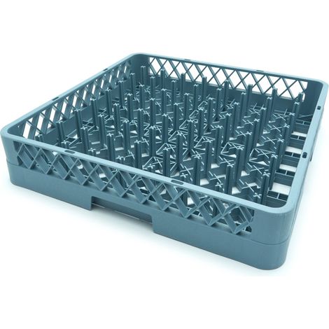 Panier à assiettes pour lave-vaisselle - 50 x 50 cm - 64 compartiments - Maxima