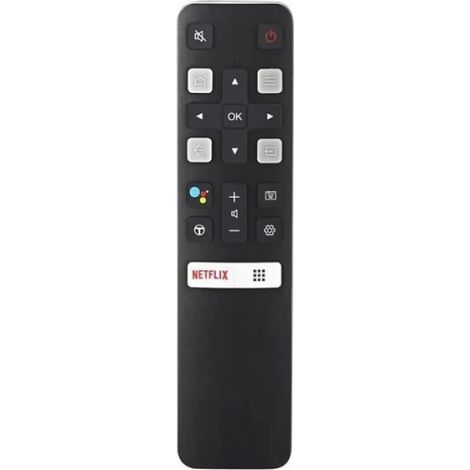 Télécommande Bluetooth - Compatible TCL Android TV - Modèles RC802V FMR1 FNR1 FUR4 FUR6 FUR7 - Noir - 1 Pièce