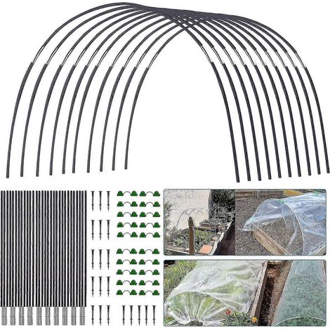 Gartenbögen für Netze, Gewächshausrahmen für Gartenbögen, Gewächshausrahmen-Gartenbögen, Gewächshausbogen-Bausatz zum Selbstbau, Stützrahmen für Folientunnel (1/5)