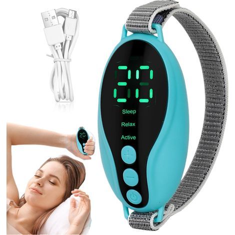 Appareil d'aide à la relaxation portable, instrument à microcourant rechargeable, robuste et léger, avec bande chauffante à impulsions de qualité pour adultes, idéal pour la relaxation à domicile, au (1/5)