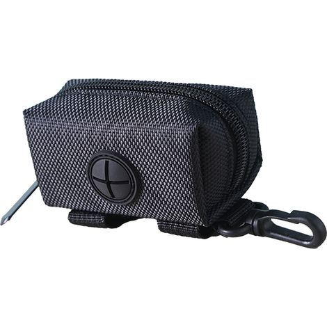 Support de sac à excréments pour chiens, polyvalent, grande capacité, léger, Portable, distributeur de déchets pour animaux de compagnie, pour voyage en plein air, marche, noir (1/5)