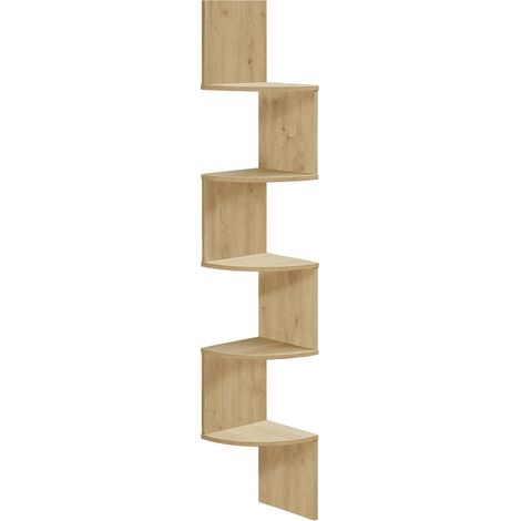 Libreria angolare a parete Artisan con 5 ripiani (1/5)