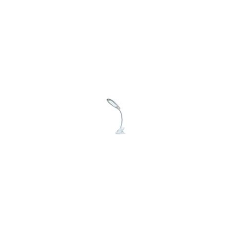 BEL AIR HOME - Flexo Lamp LED ALBA 5W 4000K  Con morsetto e altezza regolabile Cable USB Portatile  Illuminazione neutra per scrivania e studio (BIANCO)