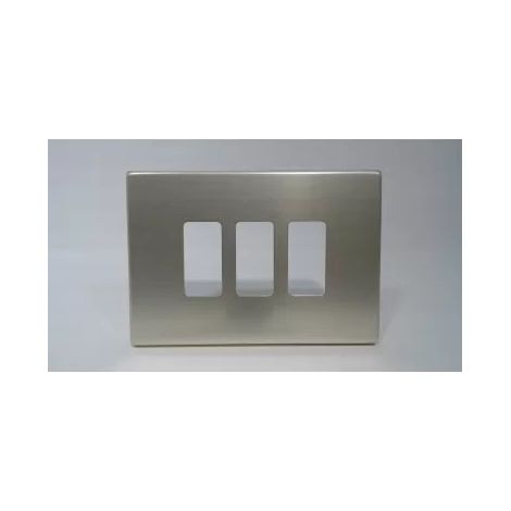 Placca A 3 Posti Oxidal Modulo 503 Magic ( Bticino Cod. 503/13X )