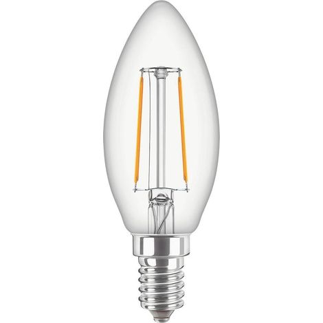 LED-Glühbirne Filament E14 2W 250lm B35 PHILIPS CandleND 2700K Warmweiß