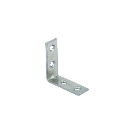 MASIDEF - 20 LASTRINE DI GIUNZIONE AD ANGOLO ZINCATE 100X100MM