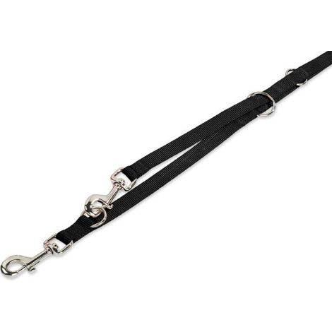 Nobby Hundeleine Führleine Classic 2 m x 2 cm schwarz Leinen