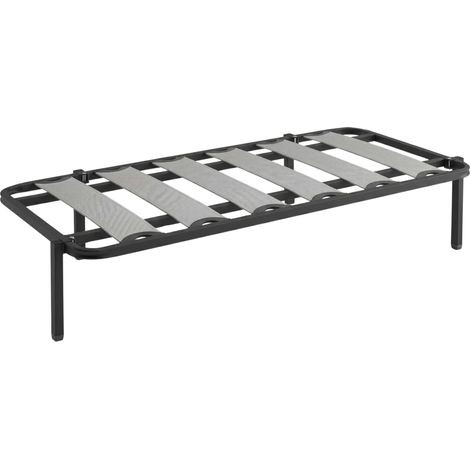 Somier Cama Canguro Medida 90x190 cm Parte Superior con balda Ancha Tubo 40x30 mm
