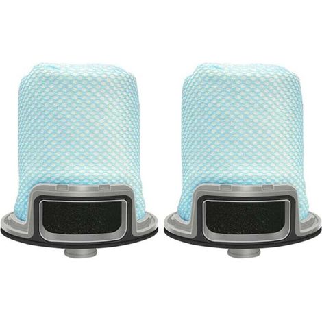 Lot de 2 Filtres Avant Réutilisables pour Aspirateur Robot avec Station Auto Vidage Pièces Accessoires (1/4)