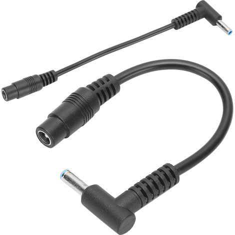 Câble d'alimentation 5.5x2.1mm vers 4.5x3.0mm pour PC portable HP - 2 pièces