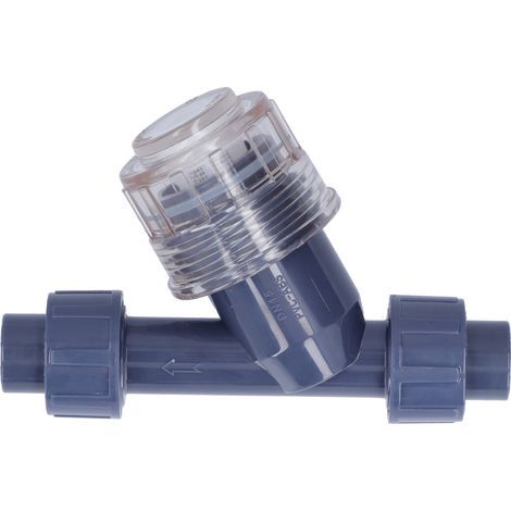 Tropffilter Y-Typ PVC 20 mm Druckregulierender Bewässerungsfilter für die chemische Industrie Landwirtschaftliche Bewässerung (1/5)