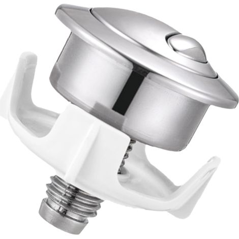 Spültaste – Anti-Tropf-Knopfabdeckung für WC-Spülkasten – 2 Komponenten für Wartung Hydraulik Haus Bad (1/5)