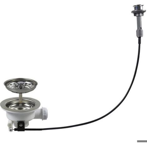 système de drainage pour évier XK256C019, type bol de cuisine, filtre avec contrôleur de câble, Kit de déchets d'évier (1/4)