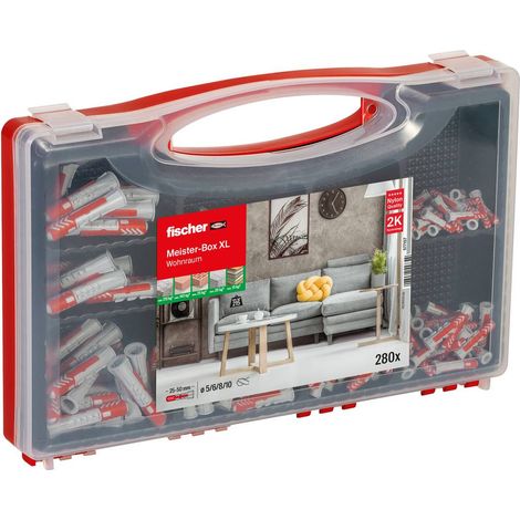 Fischer 577157 Meister-Box XL Scatola assortimento tasselli 280 pz. (1/5)