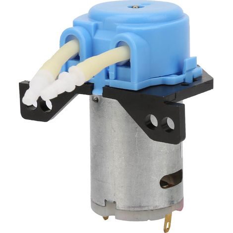 DC6V Micro Water Liquid Peristaltic Pump For Aquarium Lab Analytical 24mm(Blue) (1/5)