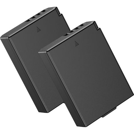 Batterie LP-E10 1200 mAh (Lot de 2) pour Canon LP-E10 et Canon EOS 1100D, 1200D, 1300D, 1500D, 2000D, 3000D, 4000D, EOS Rebel T3, T5, T6, T7, T100, Kiss X2, Kiss X50, Kiss X70, X80, X90 (1/5)
