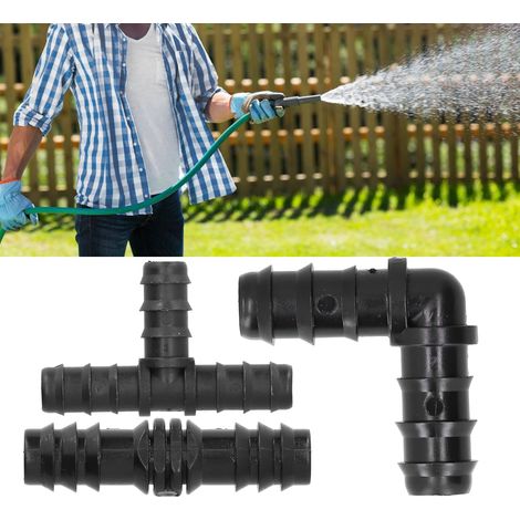 Système d'irrigation goutte à goutte - 18 pièces raccords pour tuyau 1/2 - Accessoires jardin ABS (1/5)
