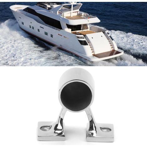 Support de poupe double jambe en acier inoxydable marin 316, 25 mm, adapté aux yachts, bateaux de pêche et vedettes rapides. (1/5)