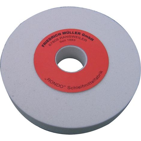 Schleifscheibe Edelkorund weiß 125x25x32mm K50 Härte J Müller (1/4)