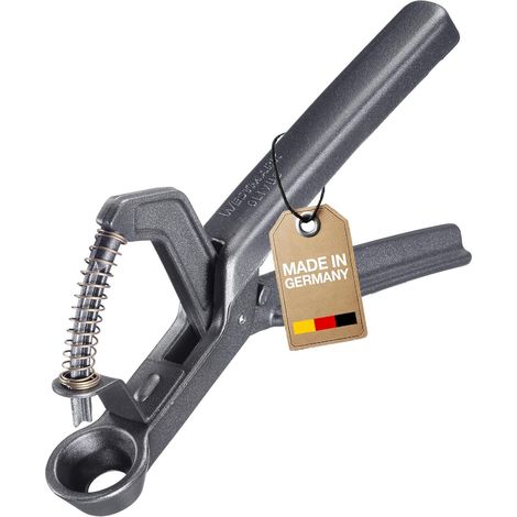 Westmark Snocciolatore per Olive Olivus Black Edition, Snocciolatore per Olive Grandi e Piccole, Pratico dispositivo da usare con una mano sola con molla, Antracite
