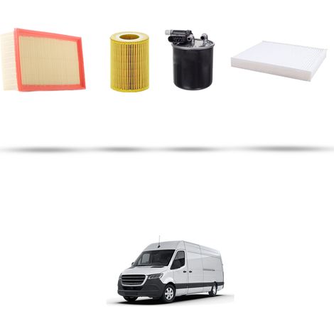 Kit tagliando 4 filtri compatibile con Mercedes Sprinter III (907,910) 311 CDI 84kw dal 2018 (1/5)