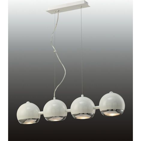 Italux Sferio Moderna plafoniera a sospensione a 4 barre luminose, GU10