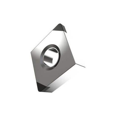 Drehwendeschneidplatte ISO CNGA 120408S01020B:TB310 D.5,16mm Silber-Schwarz (1/2)