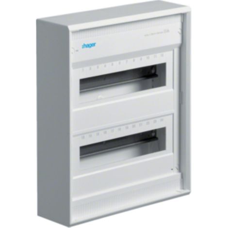 Quadro elettrico Hager va24b 2 file 24 moduli