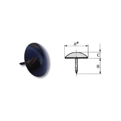 CLAVO MODELO "D" 30X21 MM. - FLORES CORTES