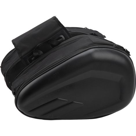 Sacoche de rangement moto étanche 36L à 58L capacité extensible, bagagerie latérale pour moto sport (1/5)