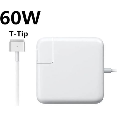 Chargeur MagSafe 2 T-TIP 60 W avec prise européenne, chargeur pour MacBook Pro