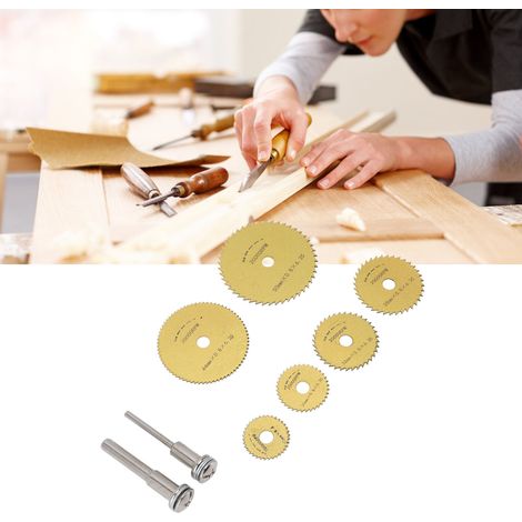 HSS-Trennscheibe, Mini-Holzbohrer, ultradünnes Schneidwerkzeug – 8-teiliges Set – Blisterverpackung (1/5)
