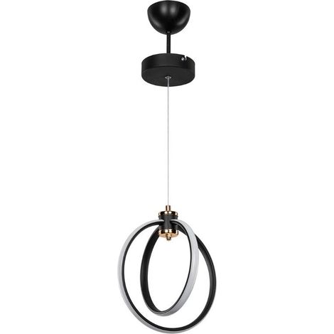 Lampe suspendue de 80 cm avec deux cercles LED - Felicia (1/4)