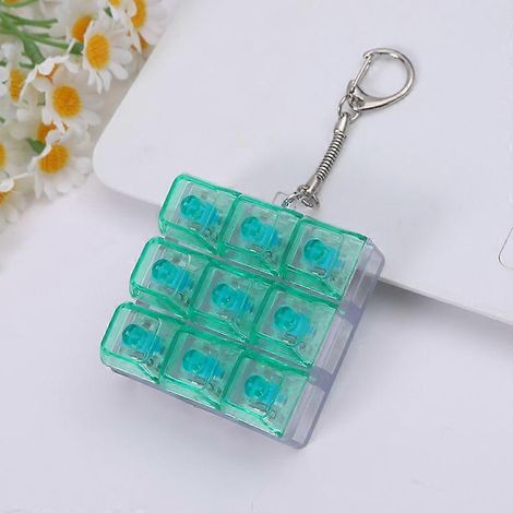 Clavier anti-stress, porte-clés clavier anti-stress, cadeau anti-stress pour adultes pour soulager le stress et passer le temps (1/5)