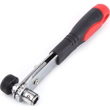 Poignée de clé à cliquet 1/4" pour embouts de tournevis ou douilles - Outil pratique (1/5)