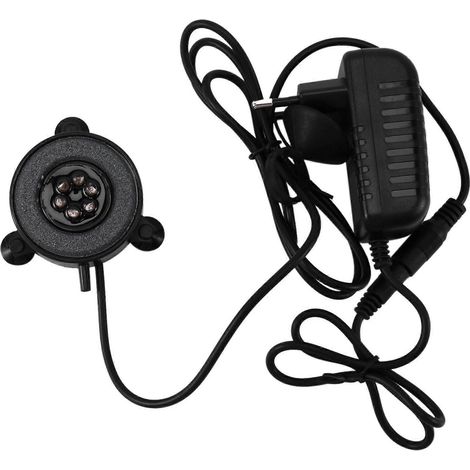 LED aquarium Air Bubble lumière aquarium Air Curtain Bubble Stone Disk avec 6 couleur Changing Leds(Eu Plug) (1/5)