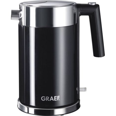 Graef WK62 - Hervidor de agua eléctrico (acrílico), color negro