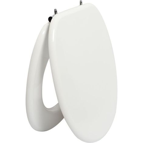 Primaster WC-Sitz mit Absenkautomatik Montreal weiß Toilettendeckel abnehmbar (1/3)