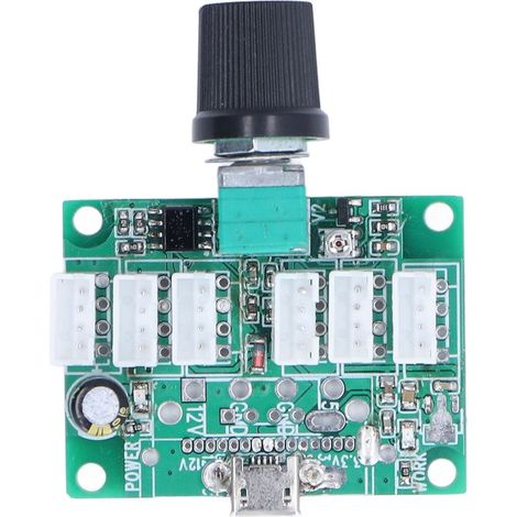 Module de régulation de ventilateurs USB avec réglage simultané de 24 ventilateurs, multifonction et voyant lumineux. (1/5)