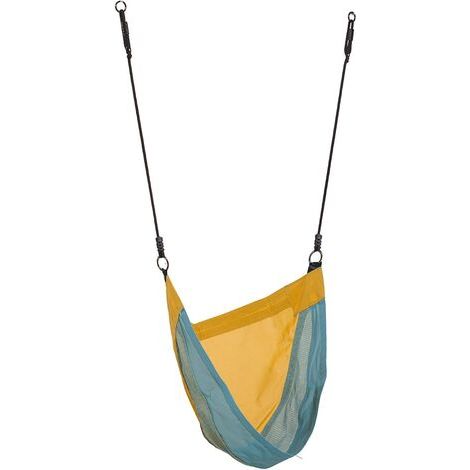 Agrès de balançoire cocoon seat Denoh, KBT jaune et bleu (1/2)