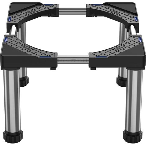 Cadre de socle pour réfrigérateur, hauteur de socle 28-31 cm, socle réglable pour lave-vaisselle, congélateur, congélateur, meuble de cuisine et appareils électroménagers stationnaires, noir (réglable (1/5)