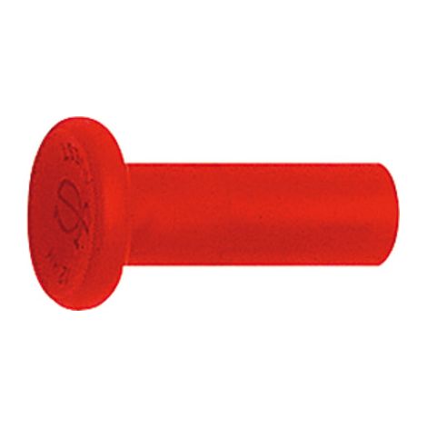Riegler Verschlussstopfen POM, Stutzen 10 mm, Farbe rot (1/2)