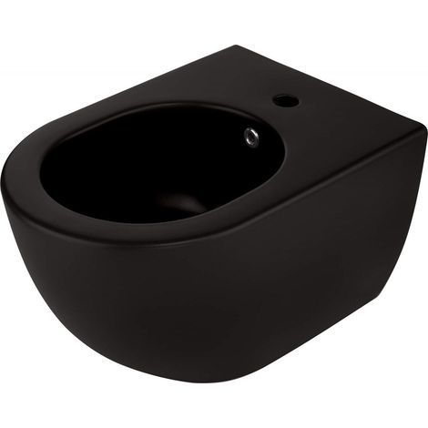 Deante Peonia bidet suspendu noir mat 510 x 360 mm