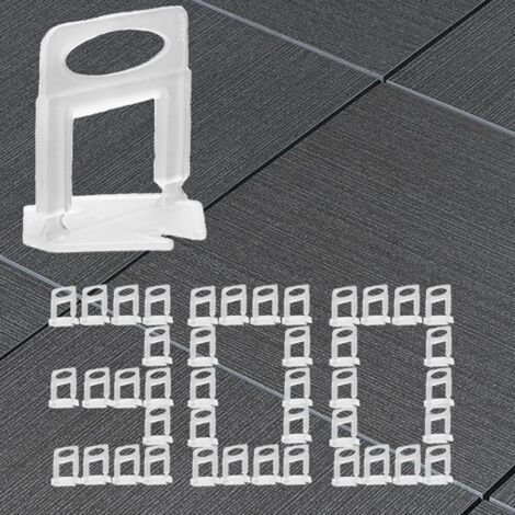 300 Stück Fliesen-Nivellierklammern, 2 mm Fliesenabstandshalter, Clips für Fliesen-Nivelliersystem (1/5)