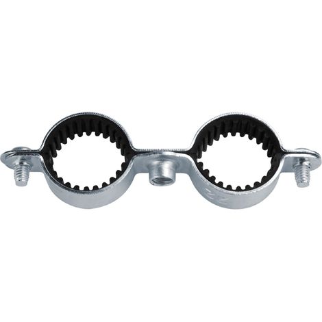Collier Double Isophonique acier zingué - Pas 7x150 Ø14 - Boite de 50
