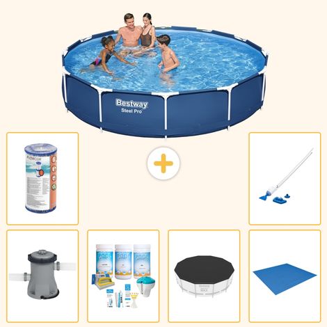 Bestway Bestway Steel Pro Ronde - 366x76 cm - 7-pièces  S21596 (1/5)