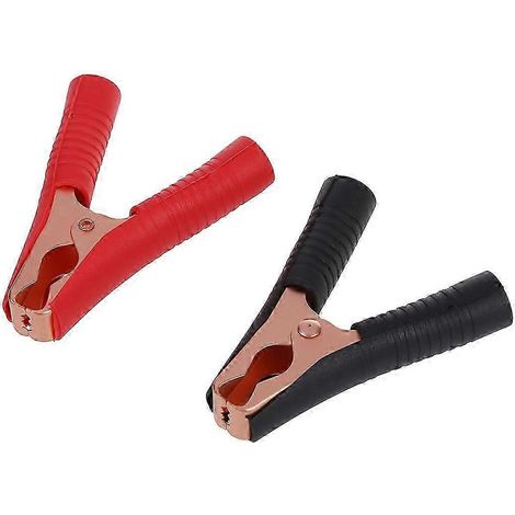 Pinces crocodiles pour batterie de voiture, 100 A, rouge et noir, JP (1/4)
