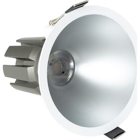 Foco Downlight LED 9W / 12W Cónico Areni Corte Ø 100 mm 3500K Gris Blanco Cálido 9 W