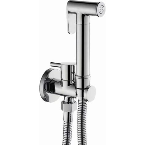 Kit Douchette wc, Pulvérisateur de Toilette pour Bidet Mural Laiton Douchette à Main Bidet Haute Pression Kit de Pulvérisateur de (1/4)