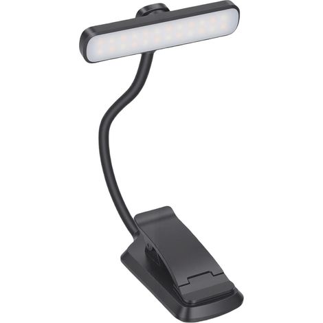 Fockety Lampe de Lecture Rechargeable à 24 LED, Tête Horizontale (1/5)